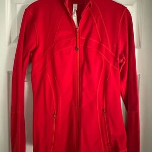 lululemon athletica define jacket in red